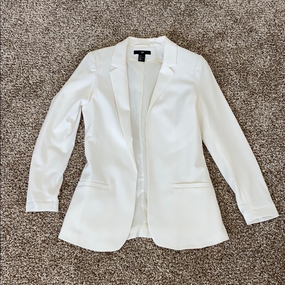 H&M ivory blazer